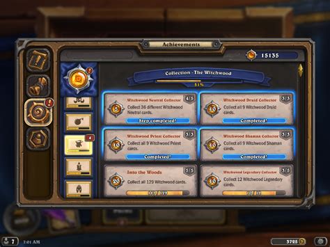 hearthstone witchwood rewards|Achievement/Collection .